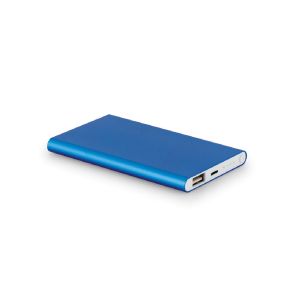 MARCET - Power bank slim 4'000 mAh in Recycled ABS (70% rABS) and recycled aluminium (30% rAL)