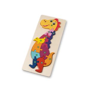DIPLODOCO - Dinosaur-shaped puzzle in pine plywood