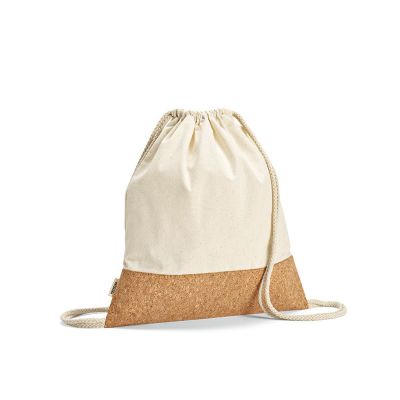 ORIZABA - Drawstring Bag rCotton 180gsm and Cork