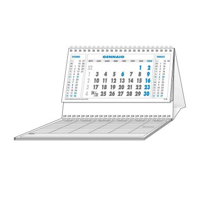 WEEKLY PLANNING - monthly desk calendars with weekly notebook
