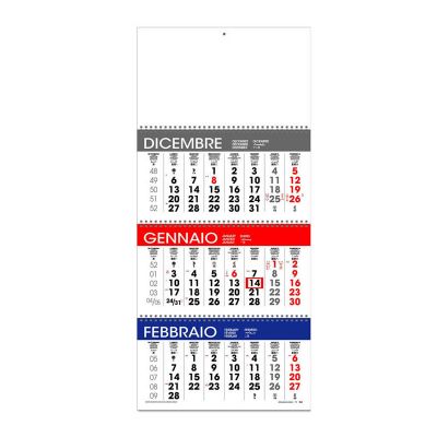 TRITTICO - tri-block spiral calendar