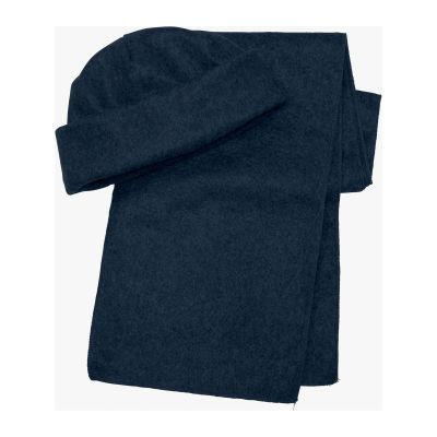 RUSSO - Polyester fleece (200 gr/m²) beanie and scarf 