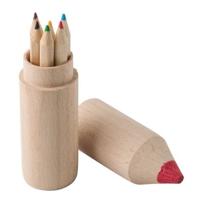 FRANCIS - Wooden tube with pencils 