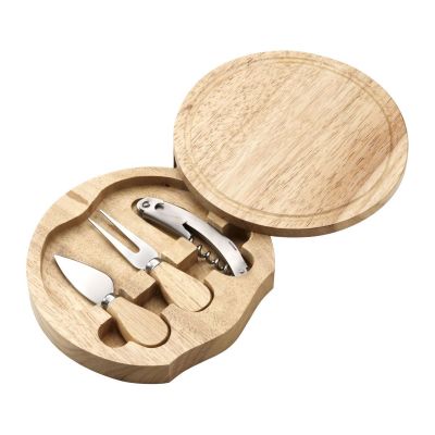 BELLAMY - Wooden cheese plate set 