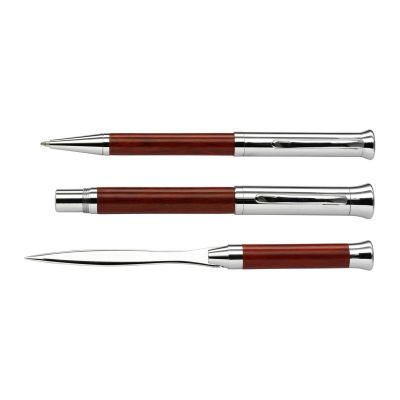 PAULETTE - Rosewood writing set 