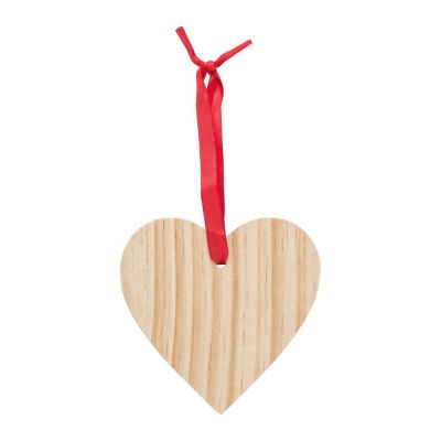EINAR - Wooden Christmas ornament Heart 