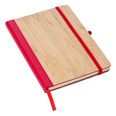 DORITA - PU and bamboo notebook 