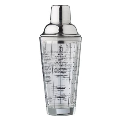 ADELA - Glass cocktail shaker (400 ml) 