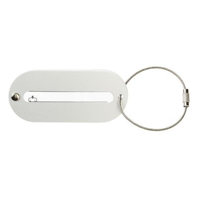 ISA - Aluminium luggage tag 