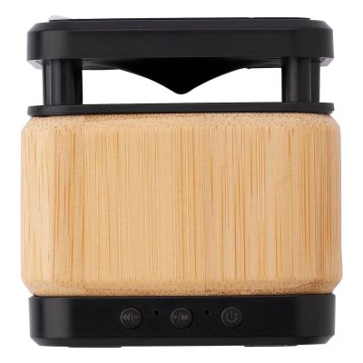 NOVA - Bamboo and ABS wireless speaker and charger 