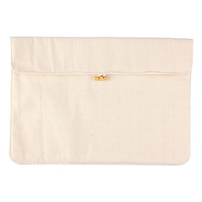 DIRK - Cotton (220 gr/m2) laptop pouch 