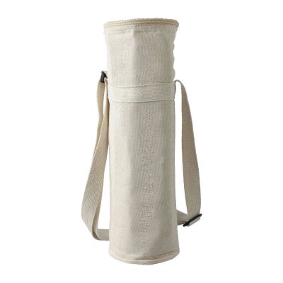 EUGENE - Recycled cotton (270 gsm) bottle cooler bag 