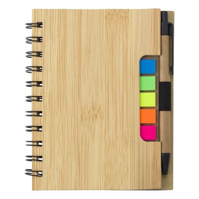 NIALL - Wire bound notebook with ballpen 