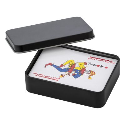 NATHAN - Metal tin with playing cards 