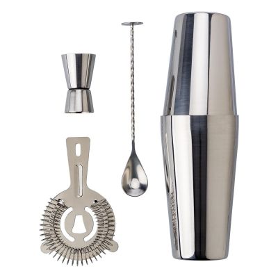 TATIANA - Stainless steel cocktail set 