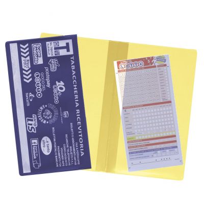 LOTTO TWO - sports and lottery betting slips holder with two doors