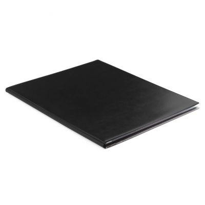 MENU ELEGANT L - large smooth leatherette menu holder