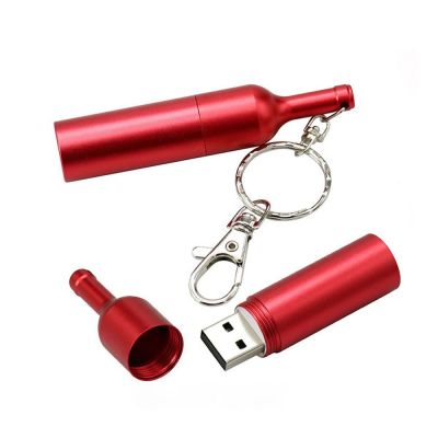 WINE METAL - Bottle-shaped USB stick