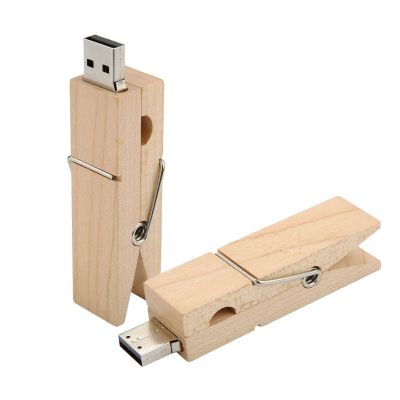 CLIP WOOD - Clip USB stick