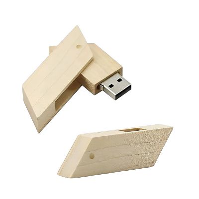 RECTANGLE WOOD - Wooden Usb stick