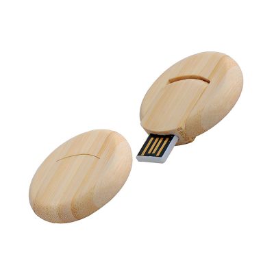 ROUND USB - Wooden USB stick