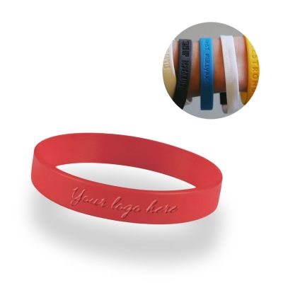 WRIST DEBOSSED - silicone wristband