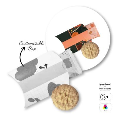 PILLOW COOKIE - soft spicy chocolate-covered biscuit