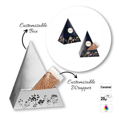 COOKIE PYRAMID - packet of spiced caramel biscuits