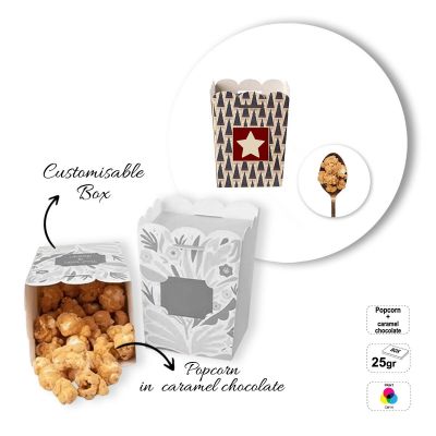 SWEET POPCORN BOX - tin of sweet popcorn