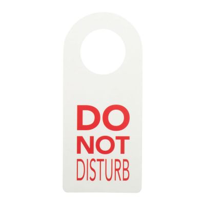 DISTURB - custom door hanger