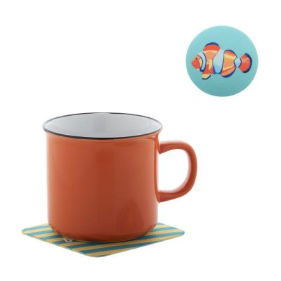 CREAFELT DRINK - RPET felt coaster, square