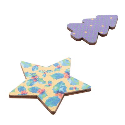 WOOFRI XMAS - custom Christmas fridge magnet, star