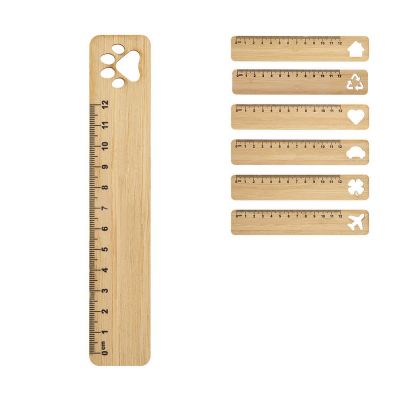 ROOLER - bamboo ruler, recycling