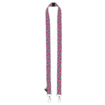 SUBYARD DOUBLE SAFE RPET - custom sublimation lanyard