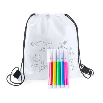 CARLE - colouring drawstring bag