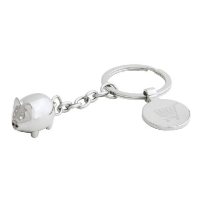 HOINZO - trolley coin keyring, pig