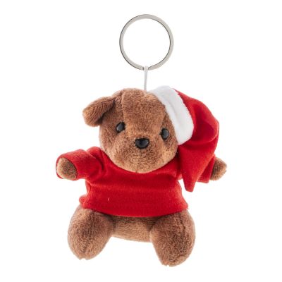 JULNALLE - plush Christmas teddy bear keyring