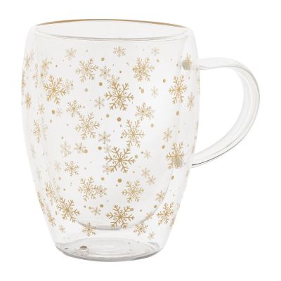 SNOSTRO - Christmas glass thermo mug