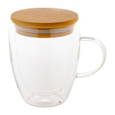 GROBINA - glass thermo mug