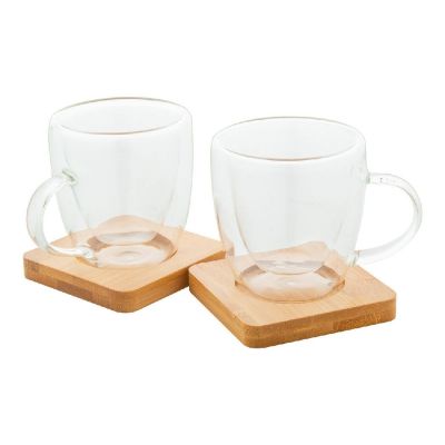 MOCABOO - glass espresso cup set