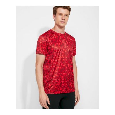 MOON - Printed short-sleeve technical t-shirt