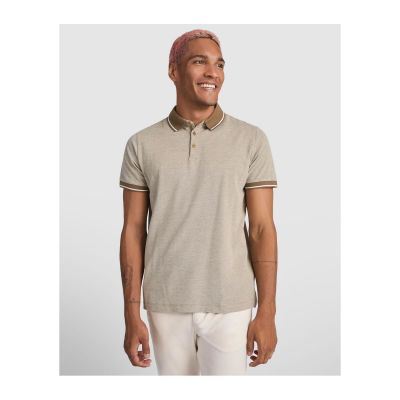 CANADA - Heather short-sleeve polo shirt