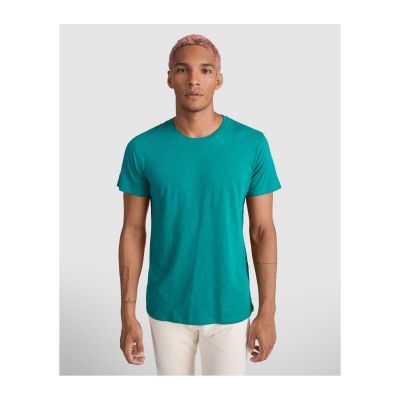 ALAMEDA - Short-sleeve t-shirt in inclined heather fabric