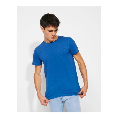 ALAMEDA - Short-sleeve t-shirt in inclined heather fabric