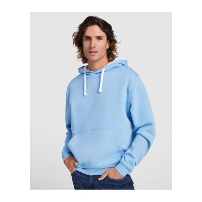 POWELL - Two-colour hoodie with double fabric