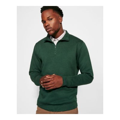 NASHVILLE - Sweatshirt with matching half zip and polo neck