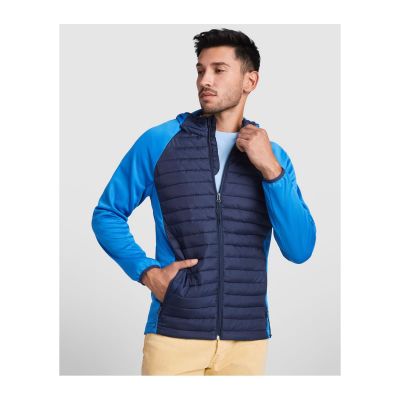 VENUS - Men's jacket in two-fabric combination