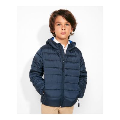 PITTSTON KIDS - Men's feather touch quilted jacket with fitted hood