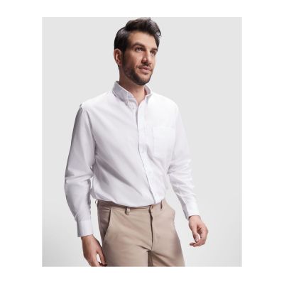 BATAVIA - Long-sleeve shirt with classic starched collar with 1 button