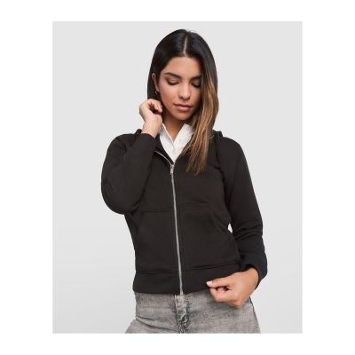 MUNCIE - Women's sweat jacket with matching hood lining
